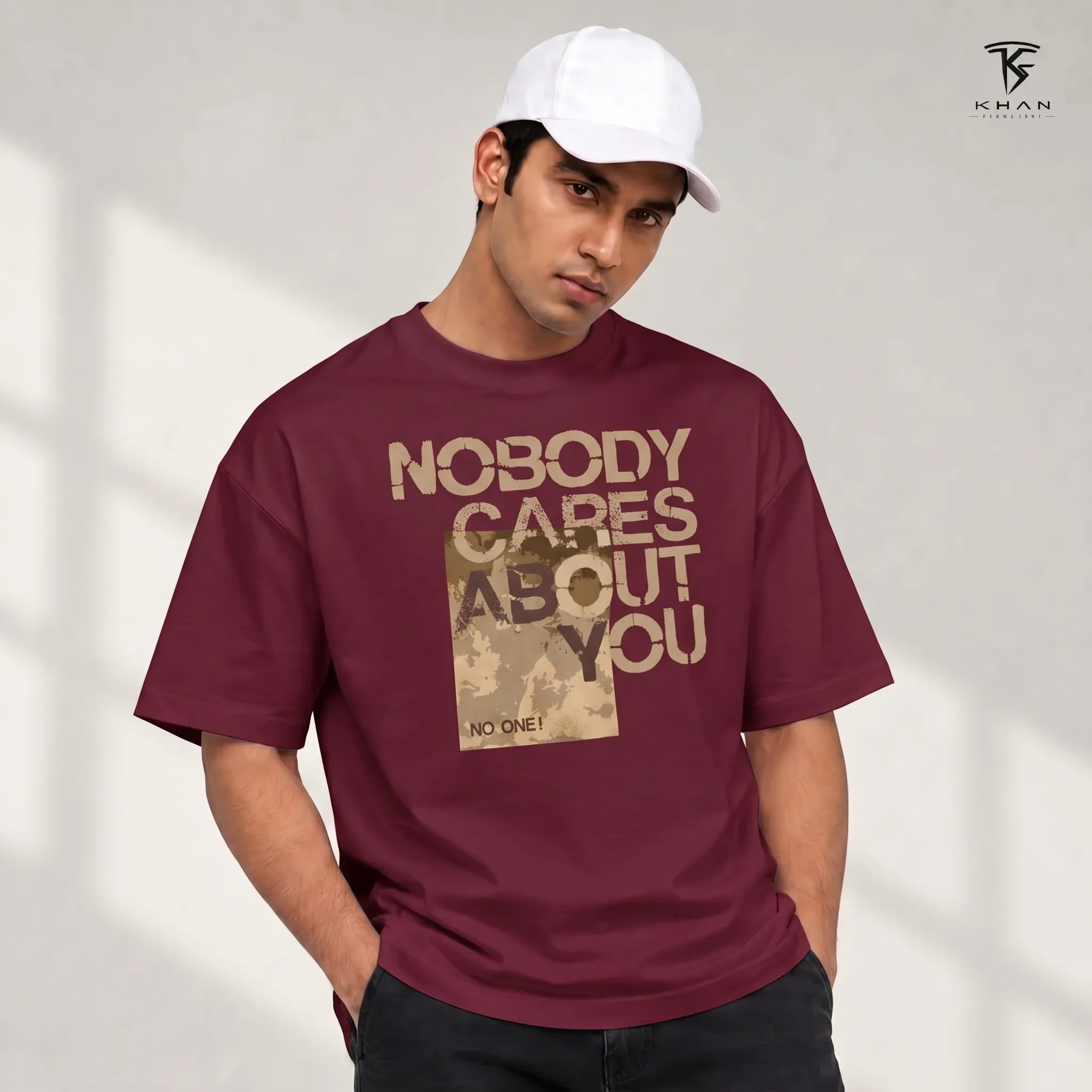 NOBODY CARES ABOUT YOU DROPSHOULDER