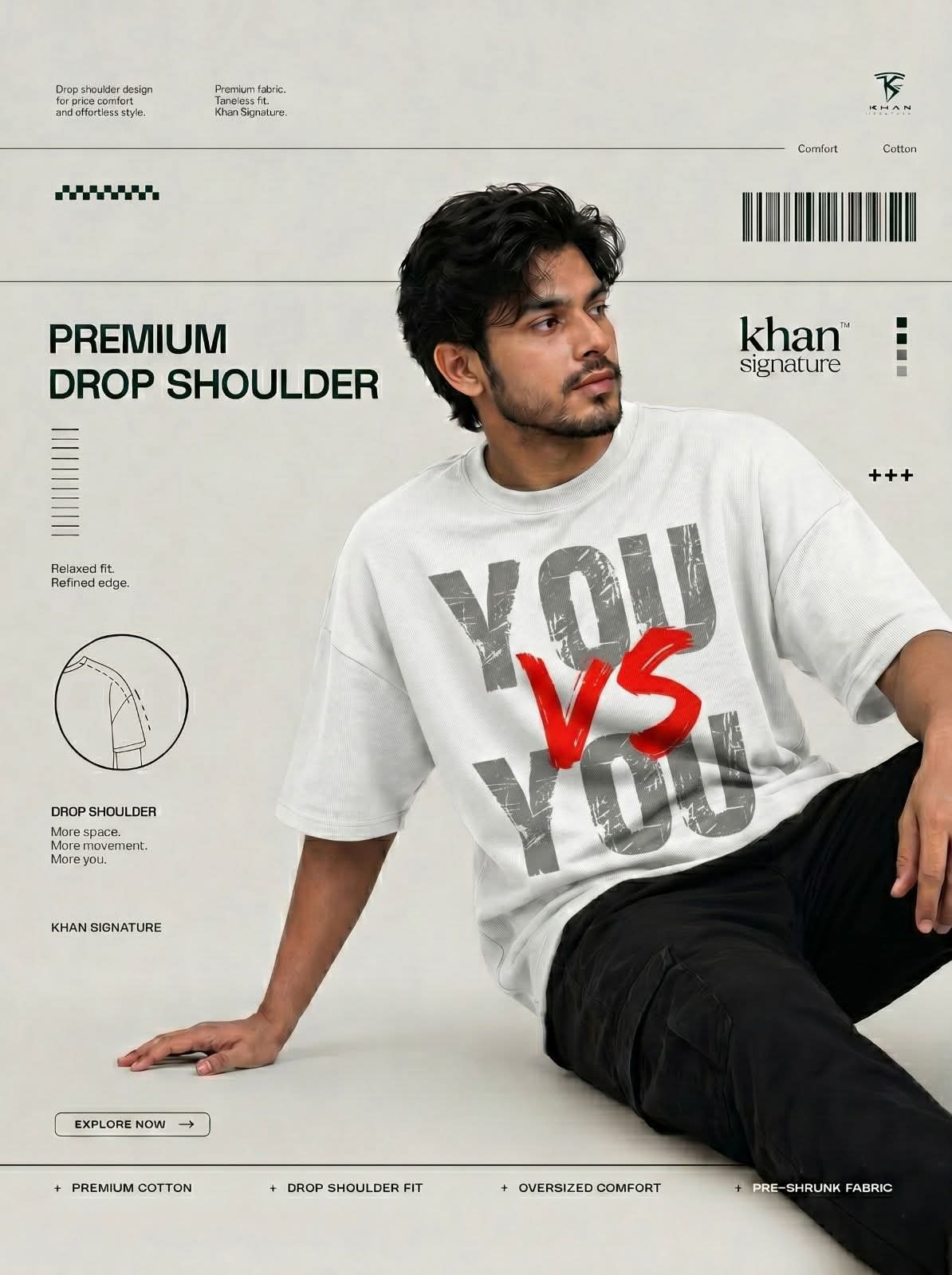 Premium Urban Drop Shoulder