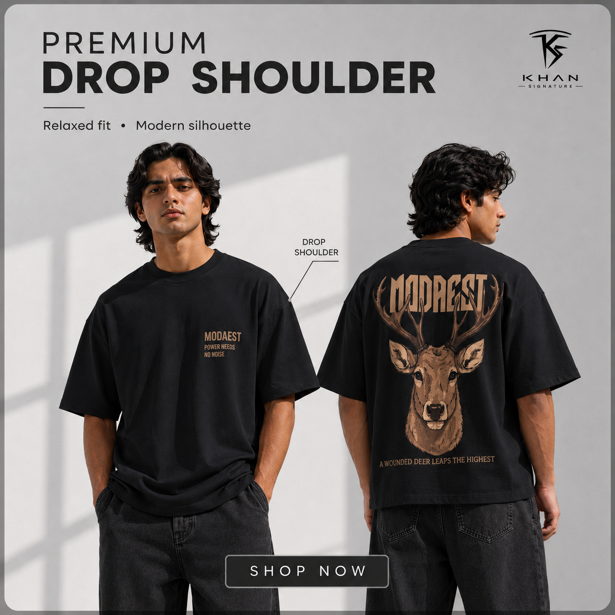 Essential Oversized Drop Shoulder